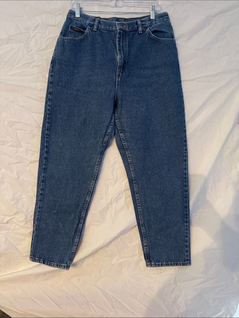 Vintage Riders by Lee Women's High Rise Tapered Jeans in Indigo Blue